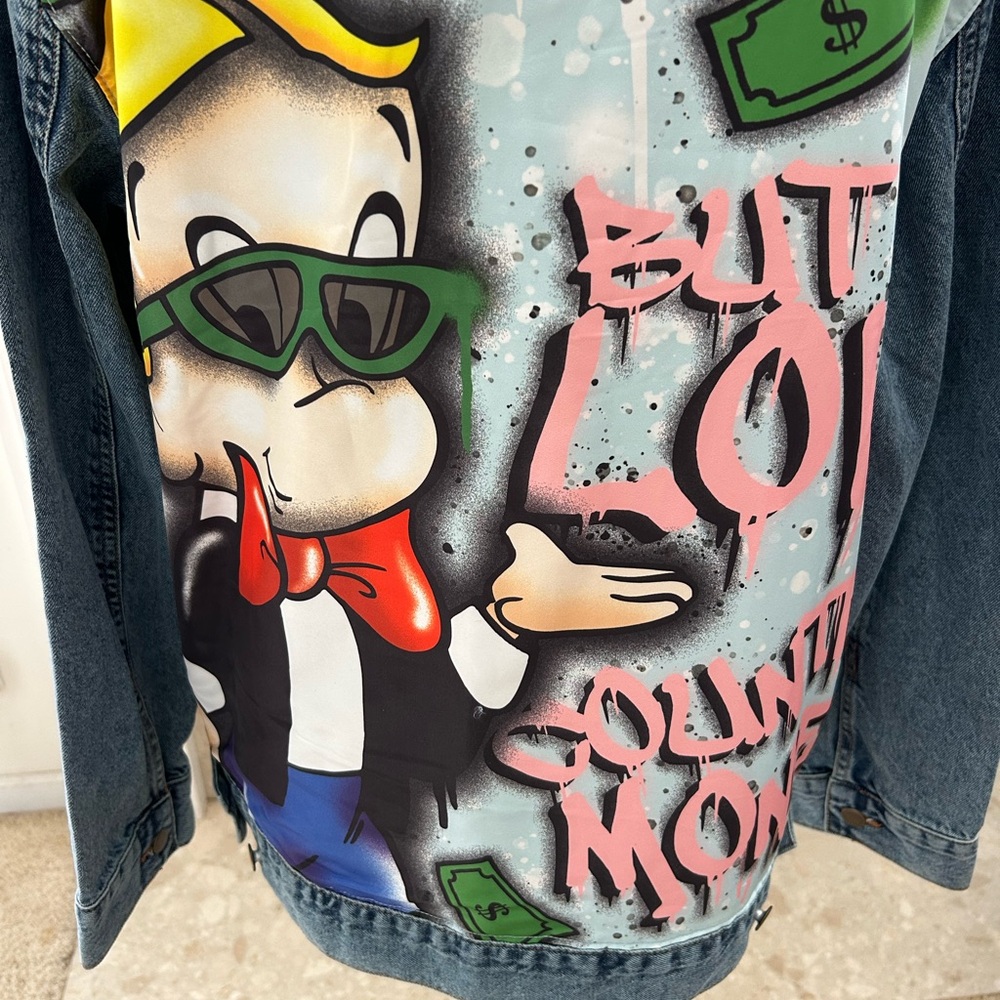 Richie Rich Graphic Graffiti Jacket - Picture 3 of 9